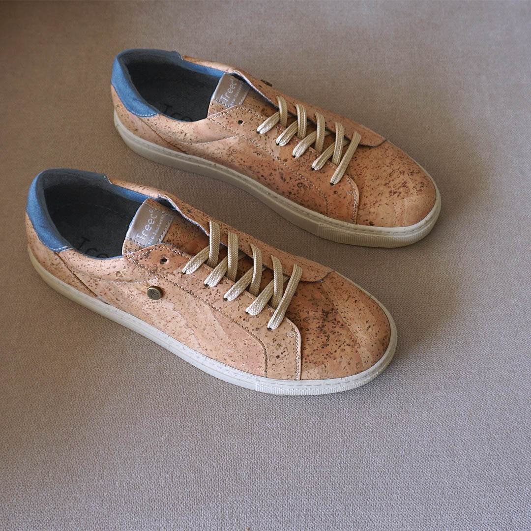 The Corker Navy Cork Shoes Treec Shoes Made in Portugal Cultura