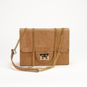 Cork Crossbody Bag Vilamoura | Gold Chain | Vegan | 5 Colors