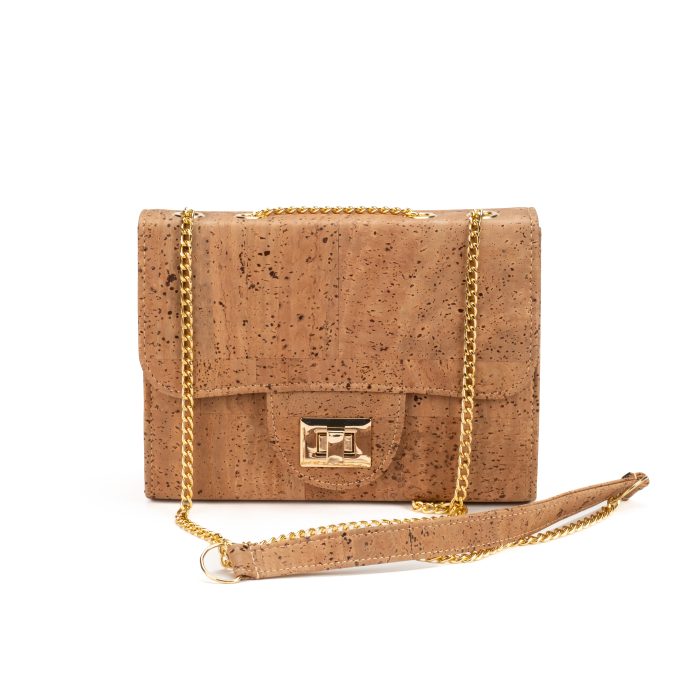 Cork Crossbody Bag Vilamoura | Gold Chain | Vegan | 5 Colors