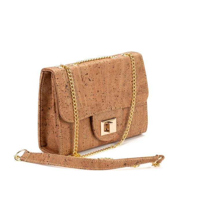 Cork Crossbody Bag Vilamoura | Gold Chain | Vegan | 5 Colors