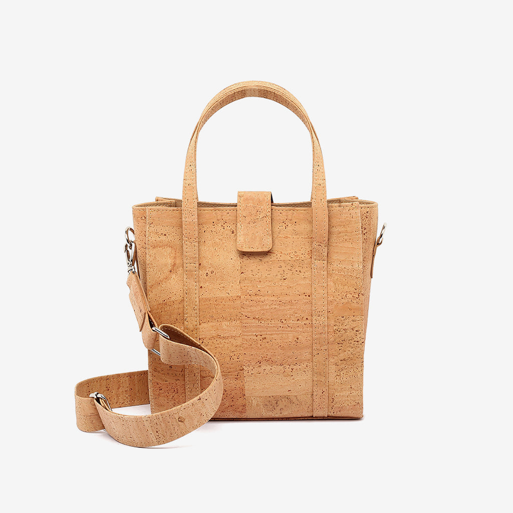 Cork Handbag Boxy | Vegan Bags | Brick