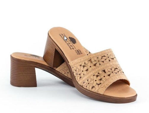 Sandalias de corcho Ventura - Tacón alto | Zapatos de corcho | Hecho en Portugal | Verano