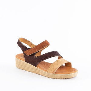 Cork Sandals Marble & Blue| Made in Portugal | Vegan