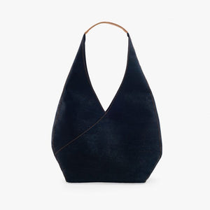 Geometrical Cork Shoulder Bag Navy Blue | Cork Bags