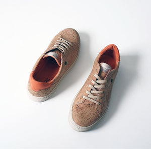 El Corker V22 Naranja | Zapatos veganos de corcho