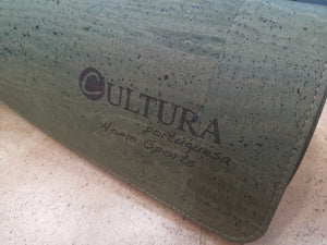 Tapete de ioga e pilates em cortiça - cortiça colorida - desporto doméstico - fabricado em Portugal