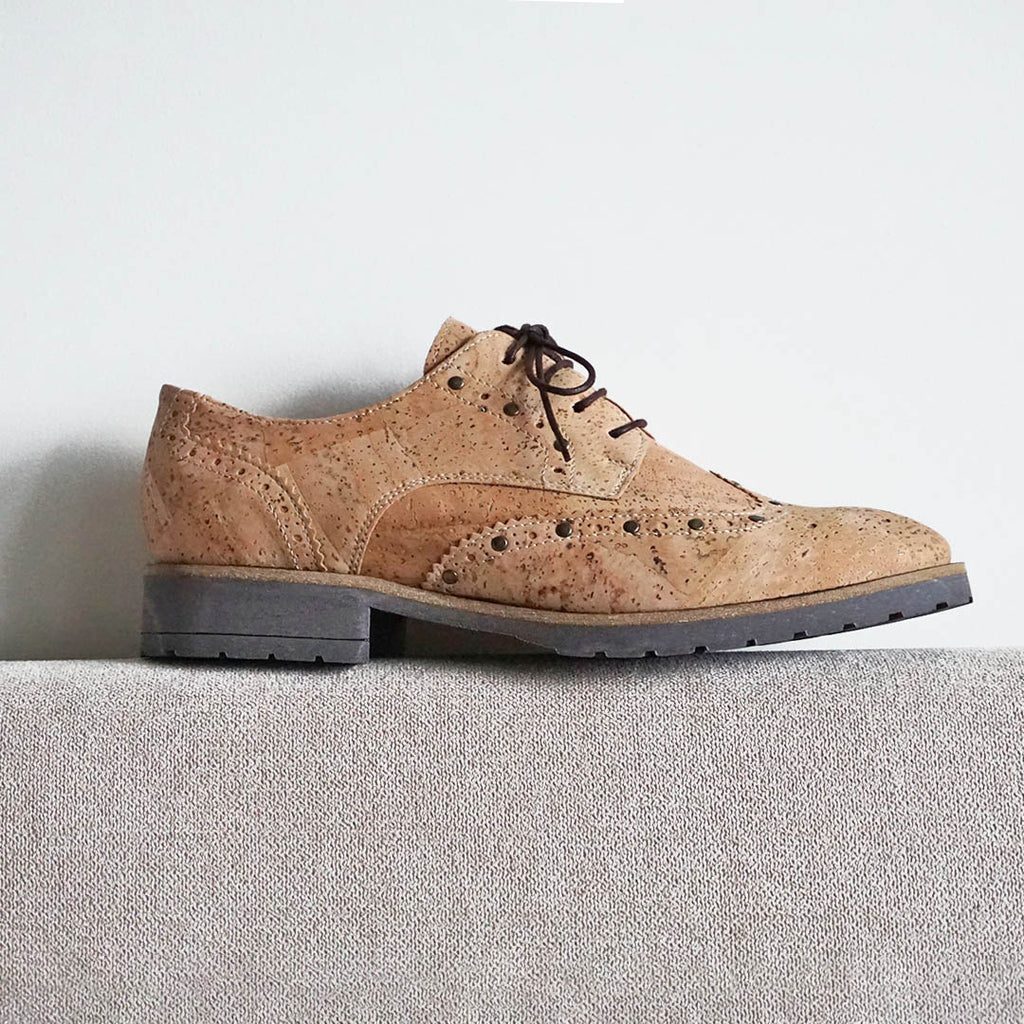 Oxford Zapatos de corcho Ladies with Studs | Cork Shoes