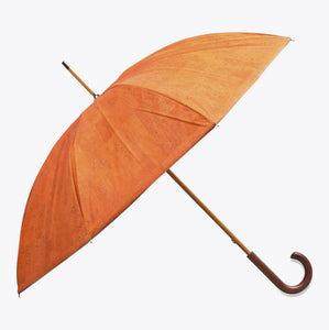 Vegan cork umbrella orange colour