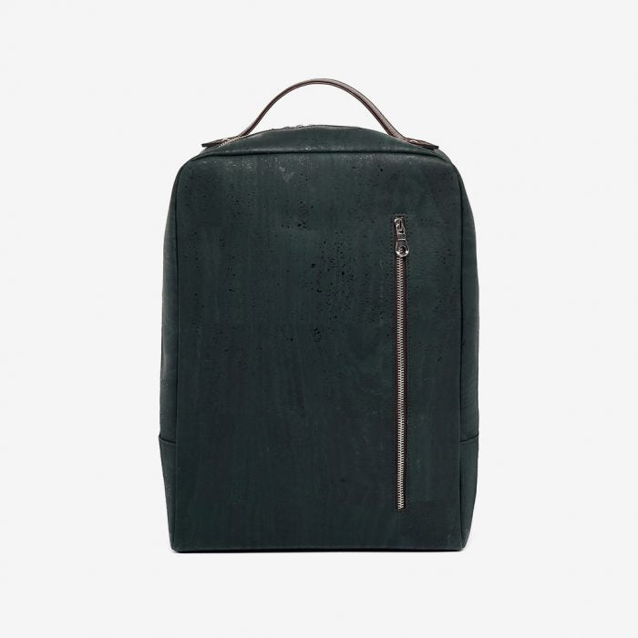 cork backpack vegan for men green colour 