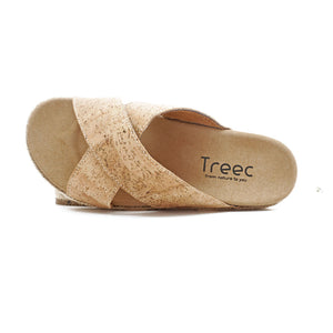 Cross Recycled X | Recycled Cork Sandals
