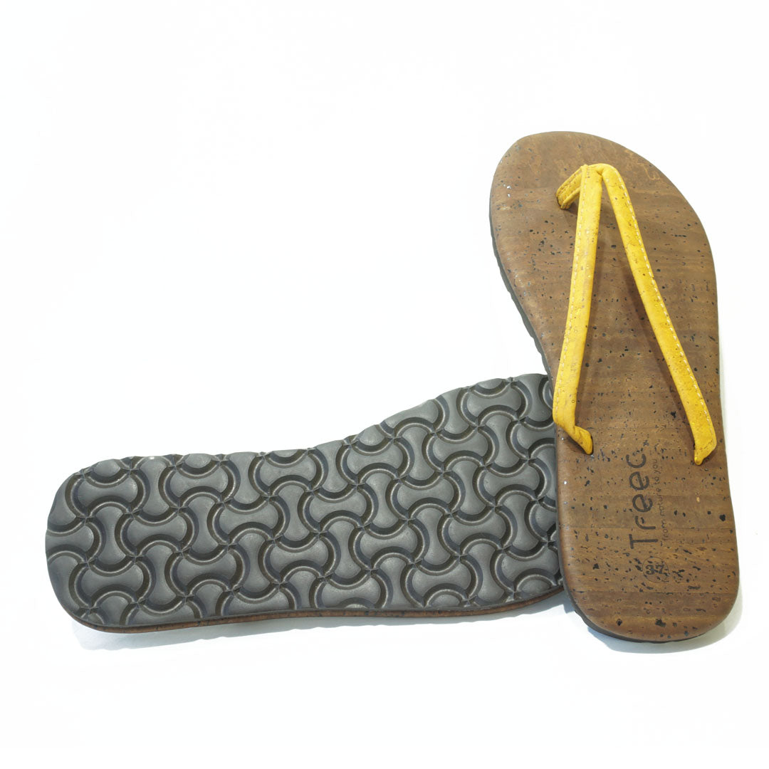Flip Flop Cork Yellow Bay Made in Portugal Cultura Portuguesa