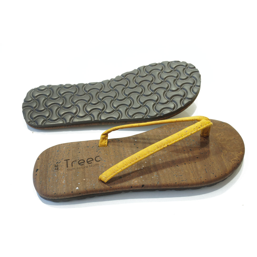 Flip Flop Cork Yellow Bay Made in Portugal Cultura Portuguesa